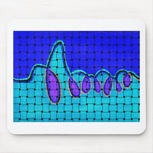 Tapis De Souris Français avec une touche africaine (Devant)