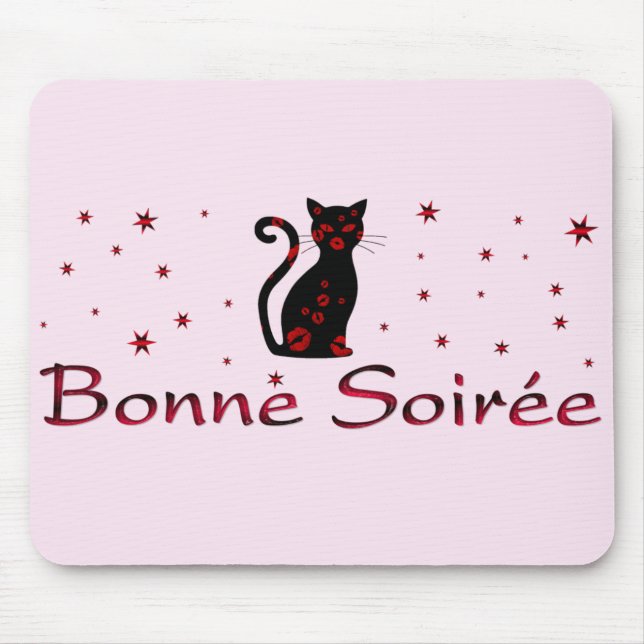 Tapis De Souris Français : Bonne Soiree (Devant)
