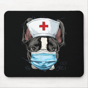 Tapis De Souris Français Bulldog Er Nurse Rn Lpn Infirmière Vie Ch