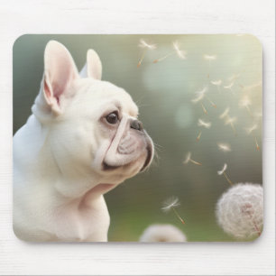Tapis De Souris Français Chien Chien Chien Animal Tranquille