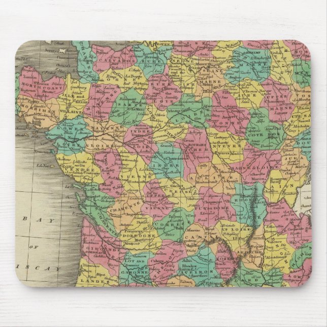 Tapis De Souris France, département (Devant)