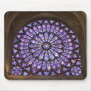 Tapis De Souris France, Paris. Détail intérieur d'un vitrail