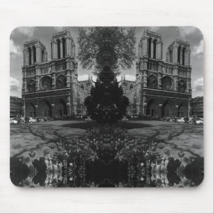 Tapis De Souris France vintage Paris Cathédrale Notre-Dame Souris 
