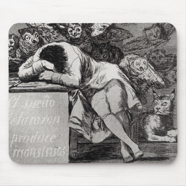 Tapis De Souris Francisco Jose de Goya y Lucientes | le sommeil de (Devant)
