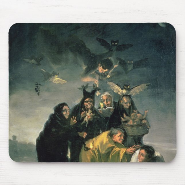 Tapis De Souris Francisco Jose de Goya y Lucientes | les sorcières (Devant)