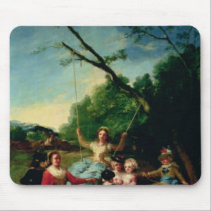 Tapis De Souris Francisco Jose de Goya y Lucientes l'oscillation