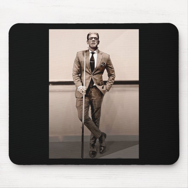 Tapis De Souris Frankenstein Dapper Frankenstein Monster En Costum (Devant)