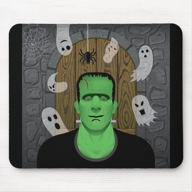 Tapis De Souris Frankenstein & Ghosts (Devant)