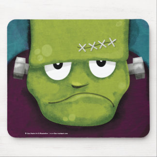 Tapis De Souris Frankenstein grincheux Halloween Mousepads