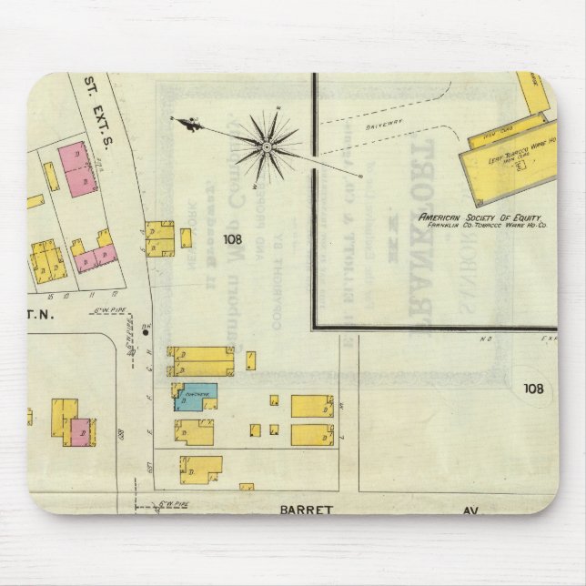 Tapis De Souris Frankfort, Kentucky 8 (Devant)