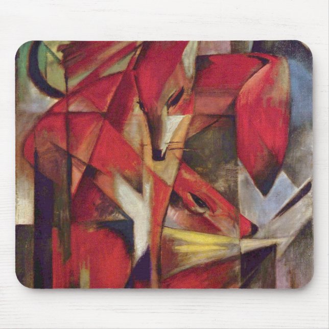 Tapis De Souris Franz Marc - renards (Devant)