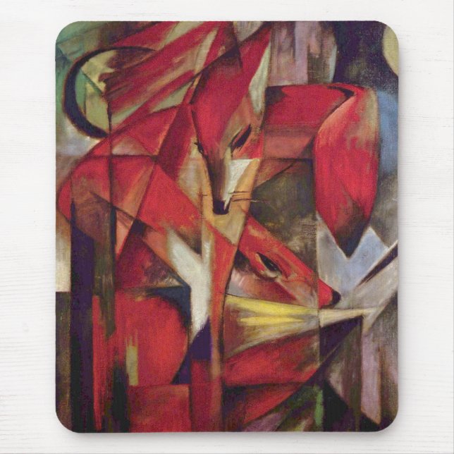 Tapis De Souris Franz Marc - renards (Devant)