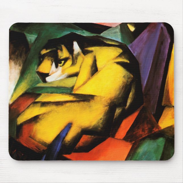 Tapis De Souris Franz Marc - Tiger (1912) (Devant)