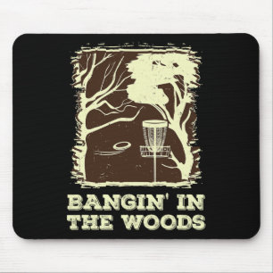 Tapis De Souris Frapper dans les bois pour le disc golf