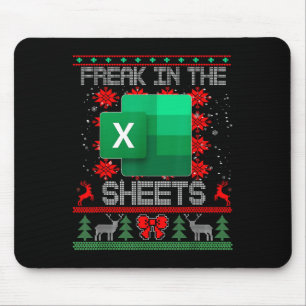 Tapis De Souris Freak Dans Les Feuilles Excel Feuille De Calcul Ma