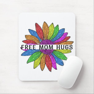 Tapis De Souris Free Mom Hugs LGBTQIA+ Fierté Support