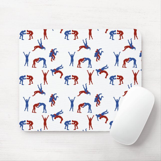 Tapis De Souris Freestyle Greco Motif de lutte romaine (Avec souris)