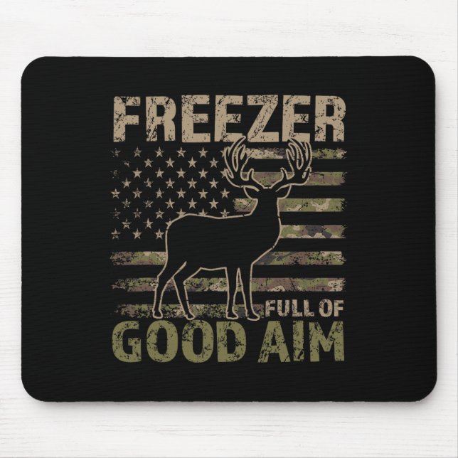 Tapis De Souris Freezer Plein De Bon Objectif Drôle Saison De Chas (Devant)