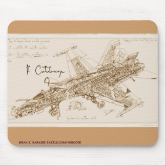 Tapis De Souris Frelon Mousepad du F/A-18 de da Vinci