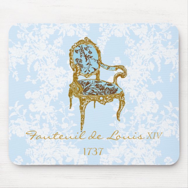 Tapis De Souris ~French Chai de Fauteuil de Louis XVI… - Customisé (Devant)