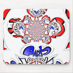 Tapis De Souris French Twist Hakuna Matata : Unique Mélange Cultur