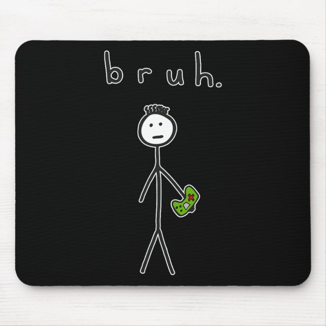 Tapis De Souris Frère Brah Mignon Stick Figure pour jeu vidéo Game (Devant)