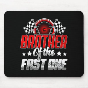 Tapis De Souris Frère de The Fast One Anniversaire 1ère Voiture de