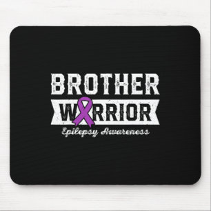 Tapis De Souris Frère D'Un Guerrier Épilepsie Frère Ribbo Violet