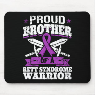 Tapis De Souris Frère D'Un Syndrome De Rett Guerrier Sensibilisati