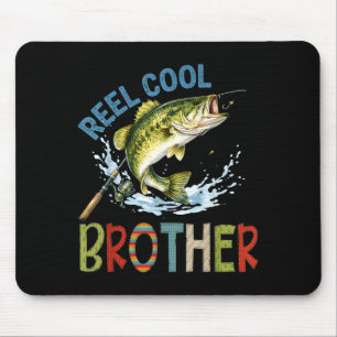 Tapis De Souris Frère super cool pêche frère anniversaire vintage
