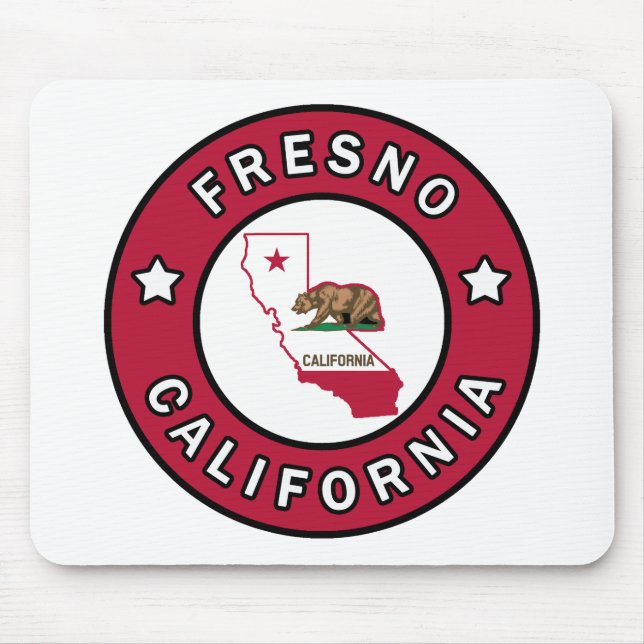 Tapis De Souris Fresno Californie (Devant)