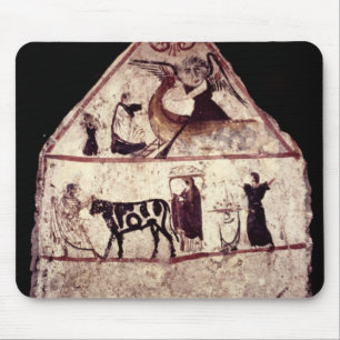 Tapis De Souris Fresque de la tombe de Gaudio, c.480 AVANT JÉSUS