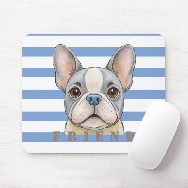 Tapis De Souris Friend Bulldog (Avec souris)