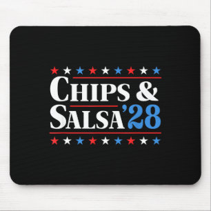 Tapis De Souris Frites et salsa 2028 Élection présidentielle drôle
