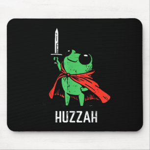 Tapis De Souris Frog Sword Cape Huzzah Drôle Meme Fantastique Garç