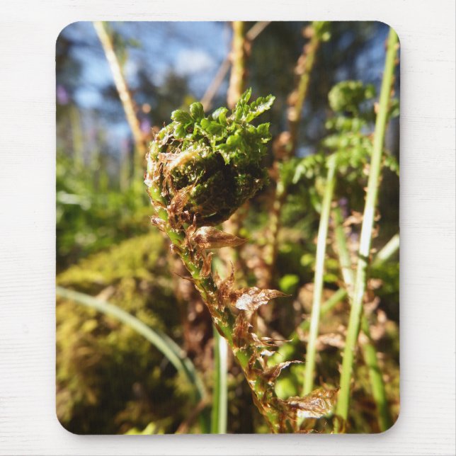 Tapis De Souris Fronde Mousepad de fougère (Devant)