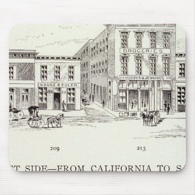 Tapis De Souris Front West side California et Sacramento (Devant)