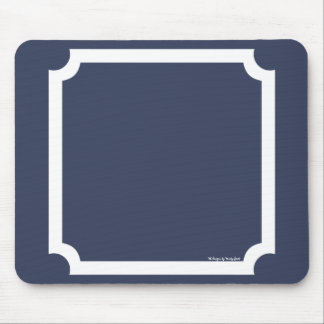 Tapis De Souris Frontière classique Mousepad dans la marine