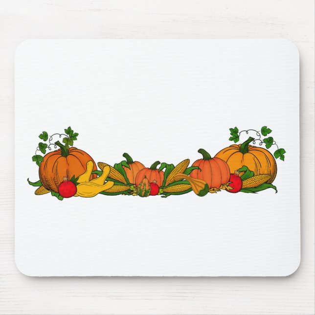 Tapis De Souris frontière d'automne (Devant)