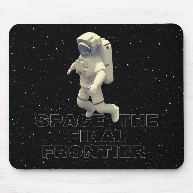 Tapis De Souris Frontière spatiale Mousepad (Devant)