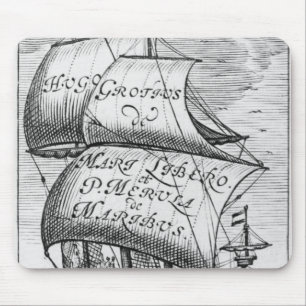 Tapis De Souris Frontispice à "De Mari Libero", par Hugo Grotius