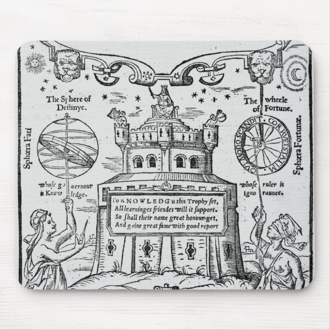 Tapis De Souris Frontispice 'au château de Knowledge (Devant)