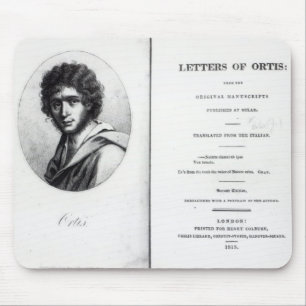Tapis De Souris Frontispice 'aux lettres d'Ortis