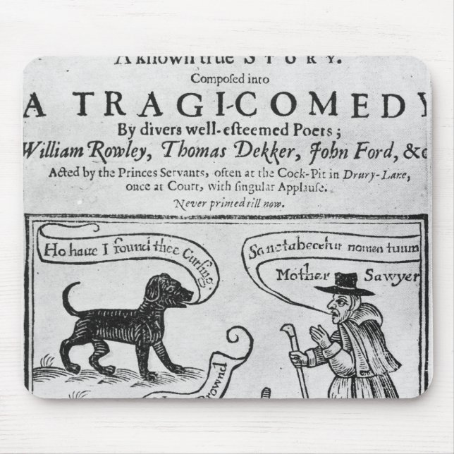 Tapis De Souris Frontispice "la sorcière d'Edmonton (Devant)