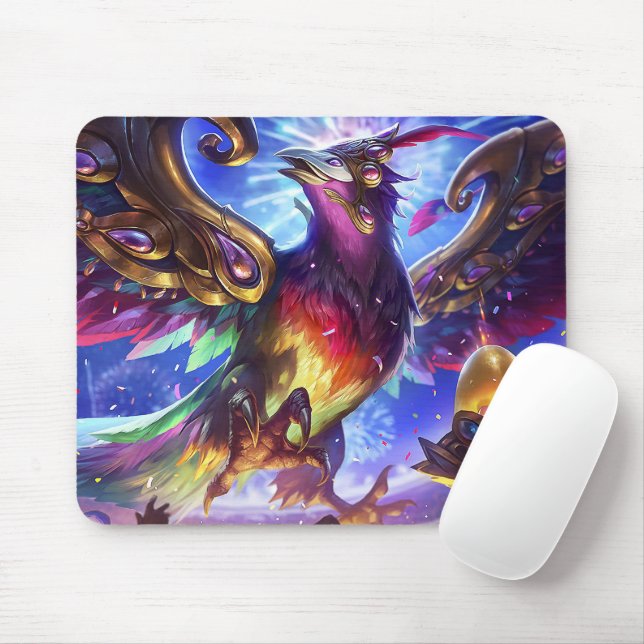 Tapis De Souris Frost Dragon Jeu Mousepad | Personnalisable  (Avec souris)