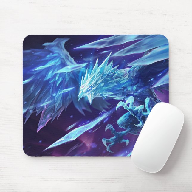 Tapis De Souris Frost Dragon Jeu Mousepad | Personnalisable  (Avec souris)
