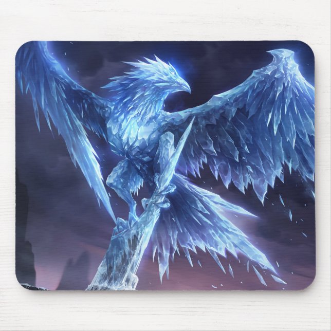 Tapis De Souris Frost Dragon Jeu Mousepad | Personnalisable  (Devant)