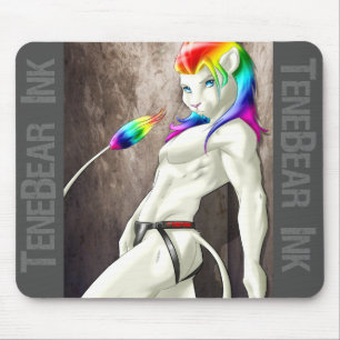 Tapis De Souris Frottez le lion