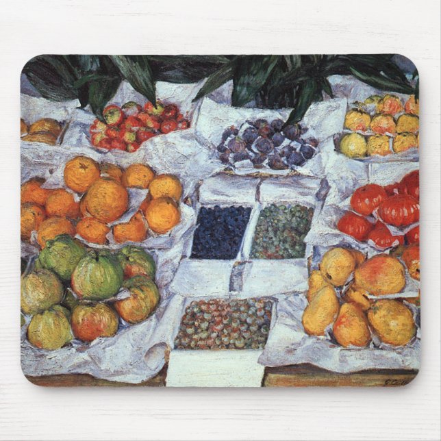 Tapis De Souris Fruit montré sur un support (Devant)