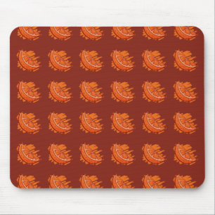 Tapis De Souris Fruit Motif sang orange électronique